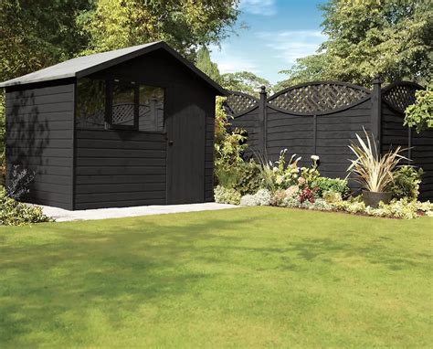 Tudor Black Oak Fence Paint .